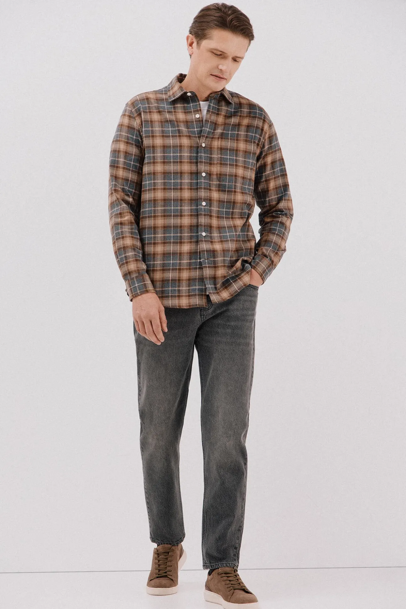 Camisa franela cuadros