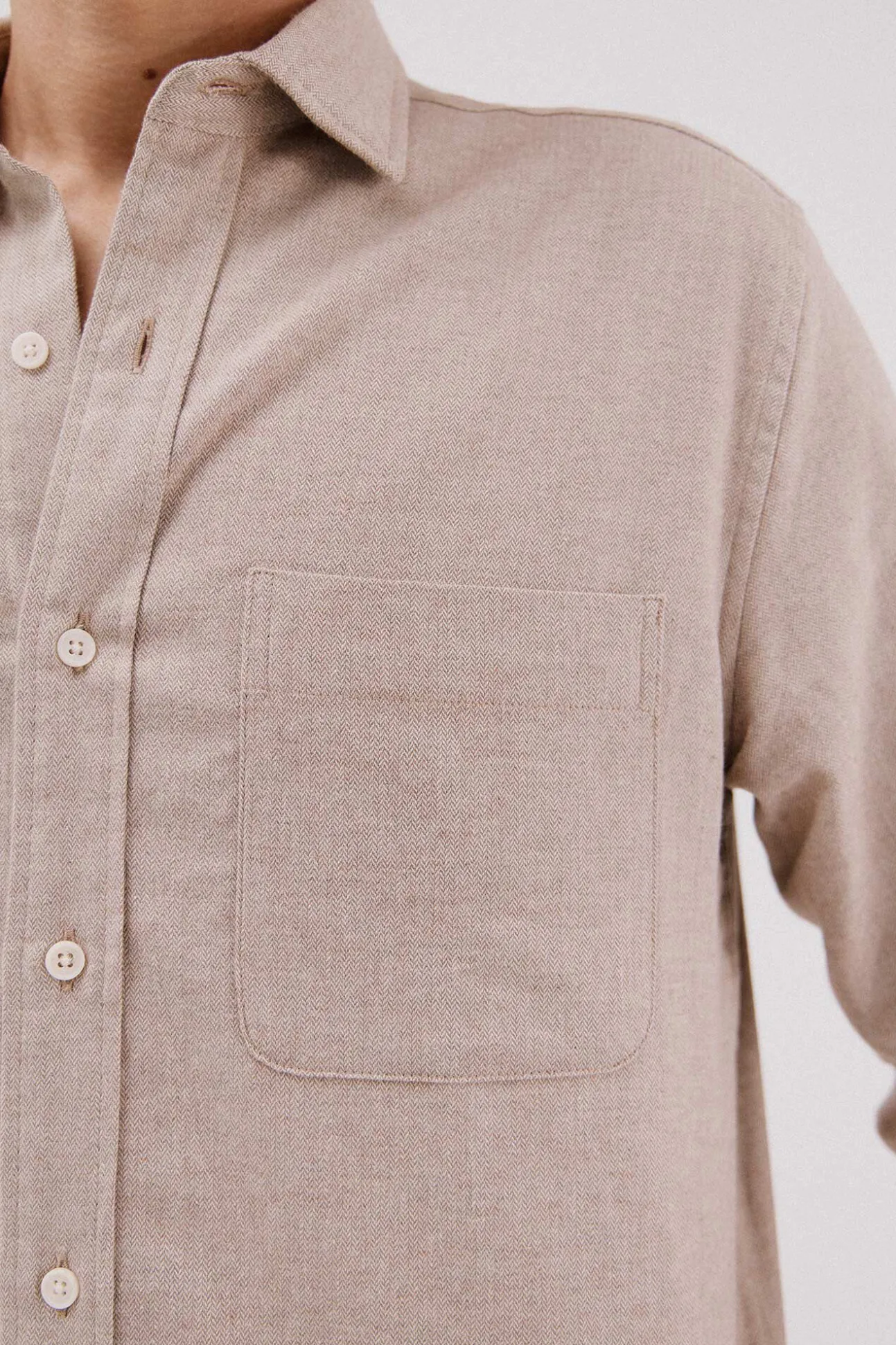 Camisa franela espiga