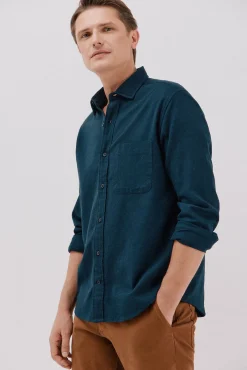 Camisa franela espiga