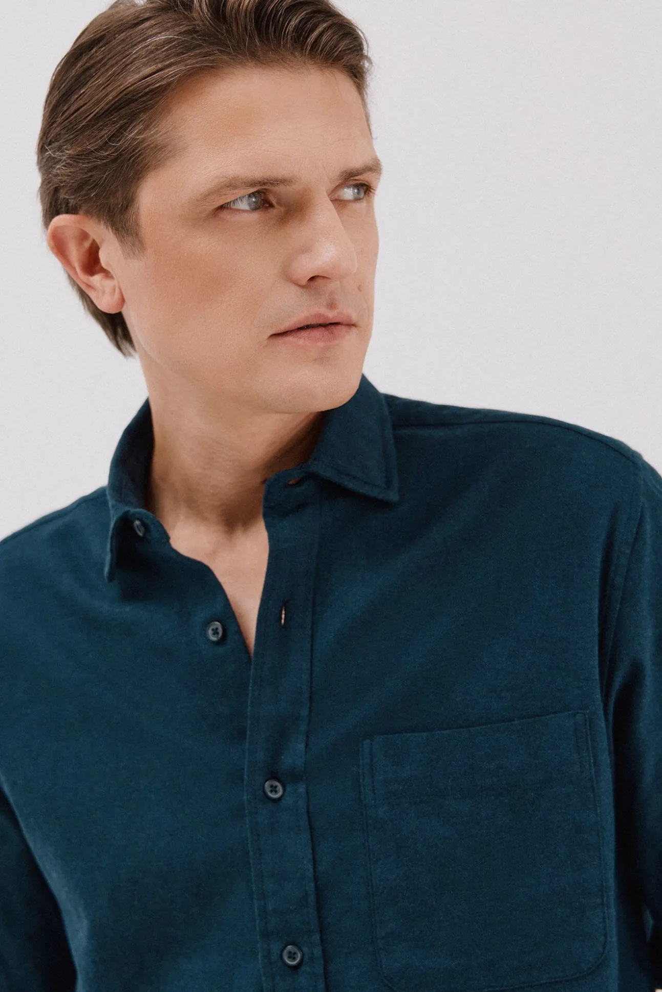 Camisa franela espiga