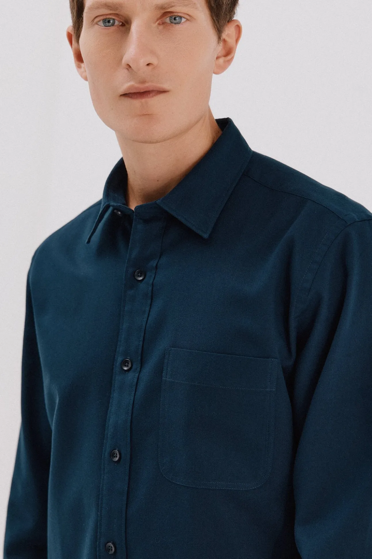 Camisa gabardina Tencel