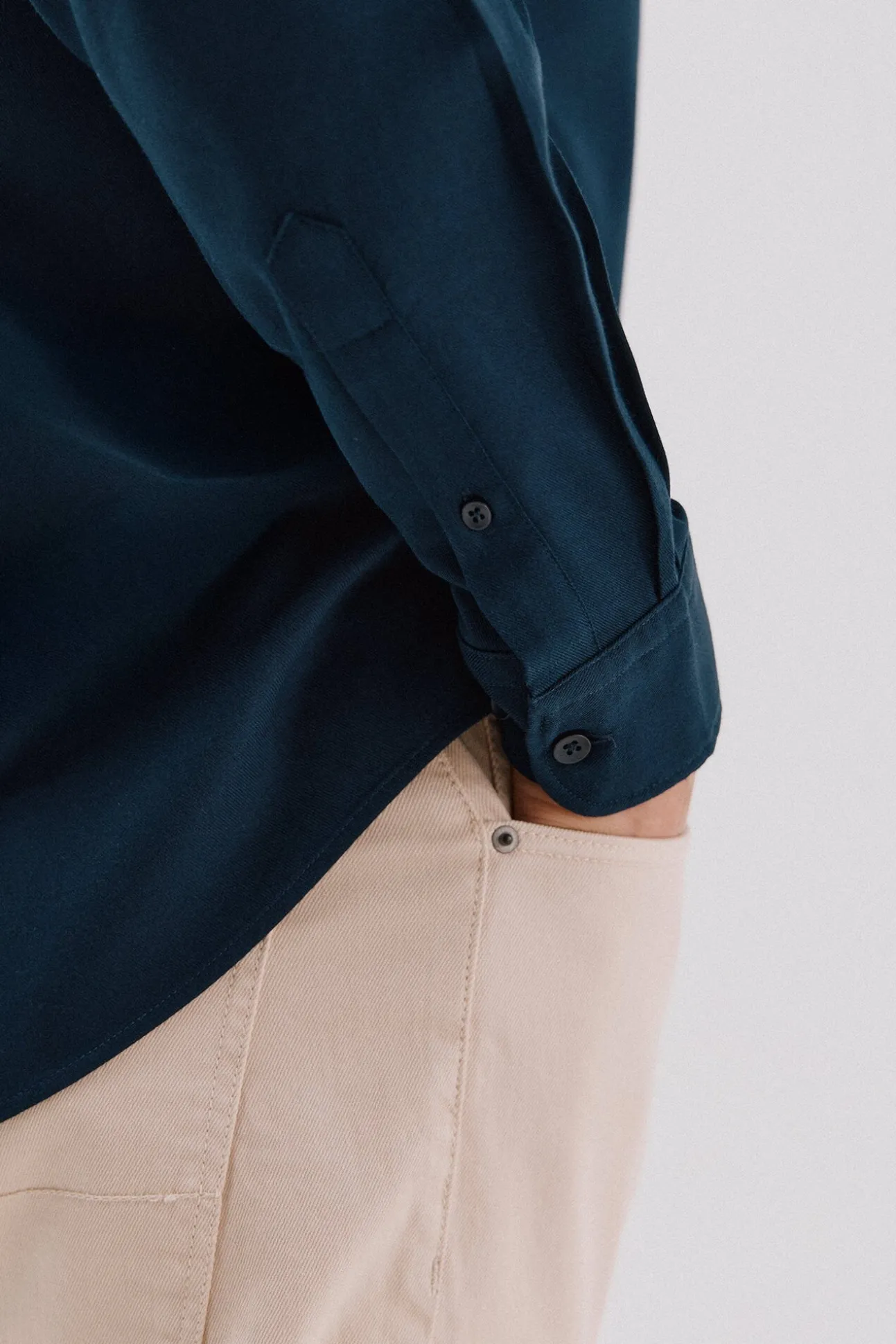 Camisa gabardina Tencel