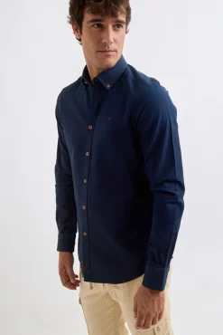 Camisa Garment Dyed Estructura