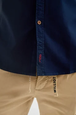 Camisa Garment Dyed Estructura