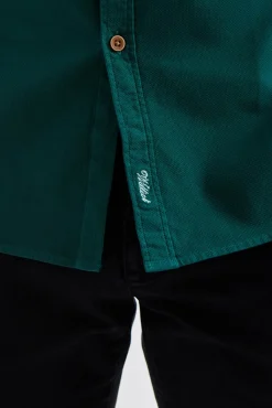 Camisa Garment Dyed Estructura