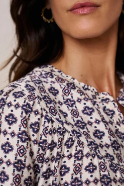 Camisa geométrica Lila