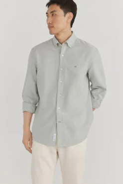 Camisa iconic oxford liso