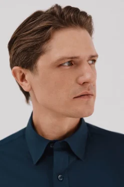 Camisa lisa algodón tencel