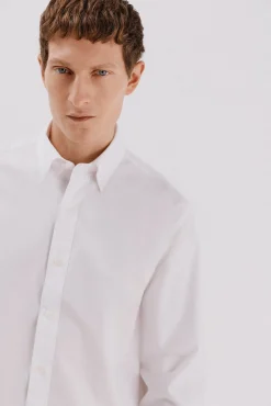 Camisa lisa algodón tencel