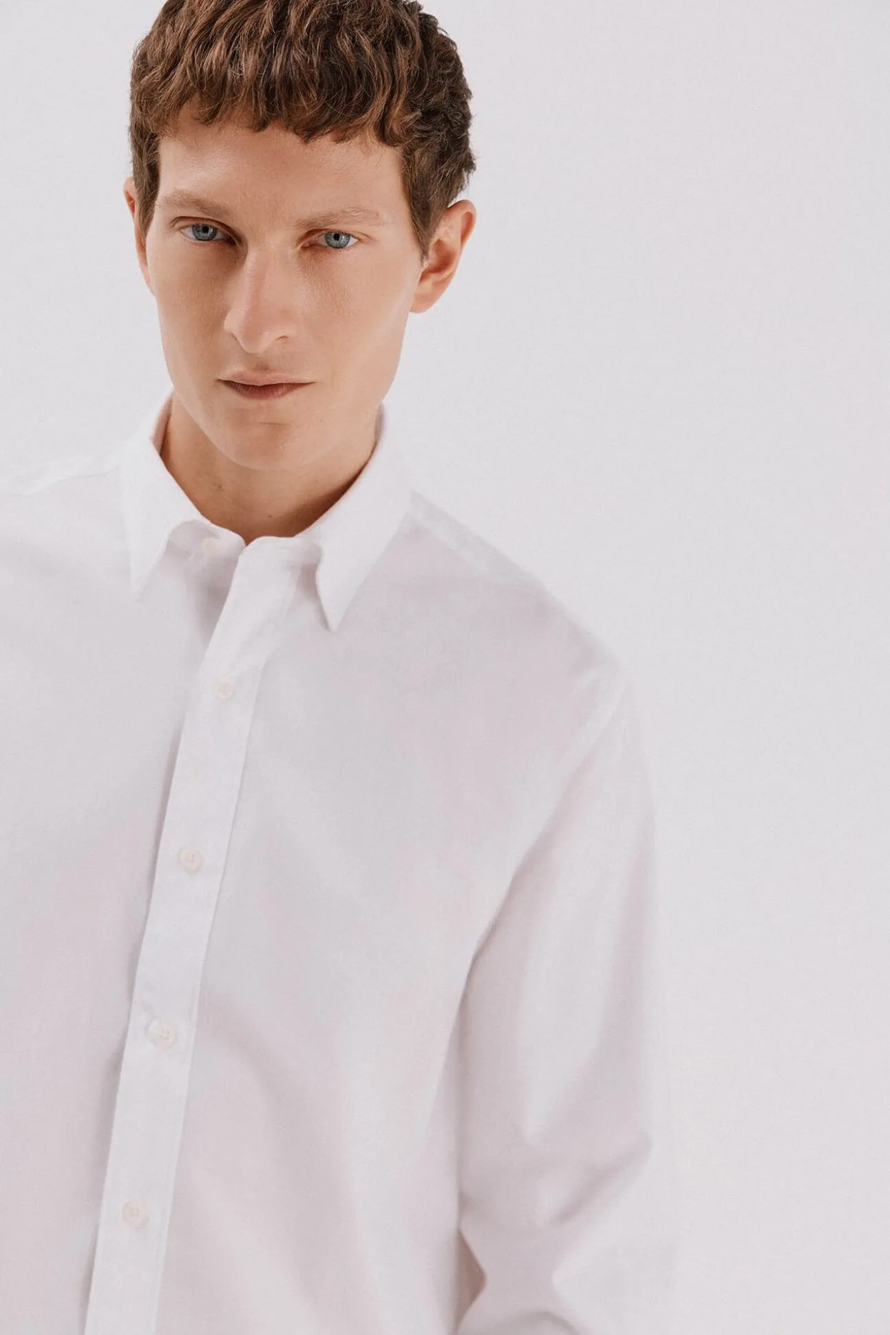 Camisa lisa algodón tencel