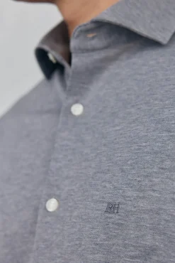 Camisa lisa de punto