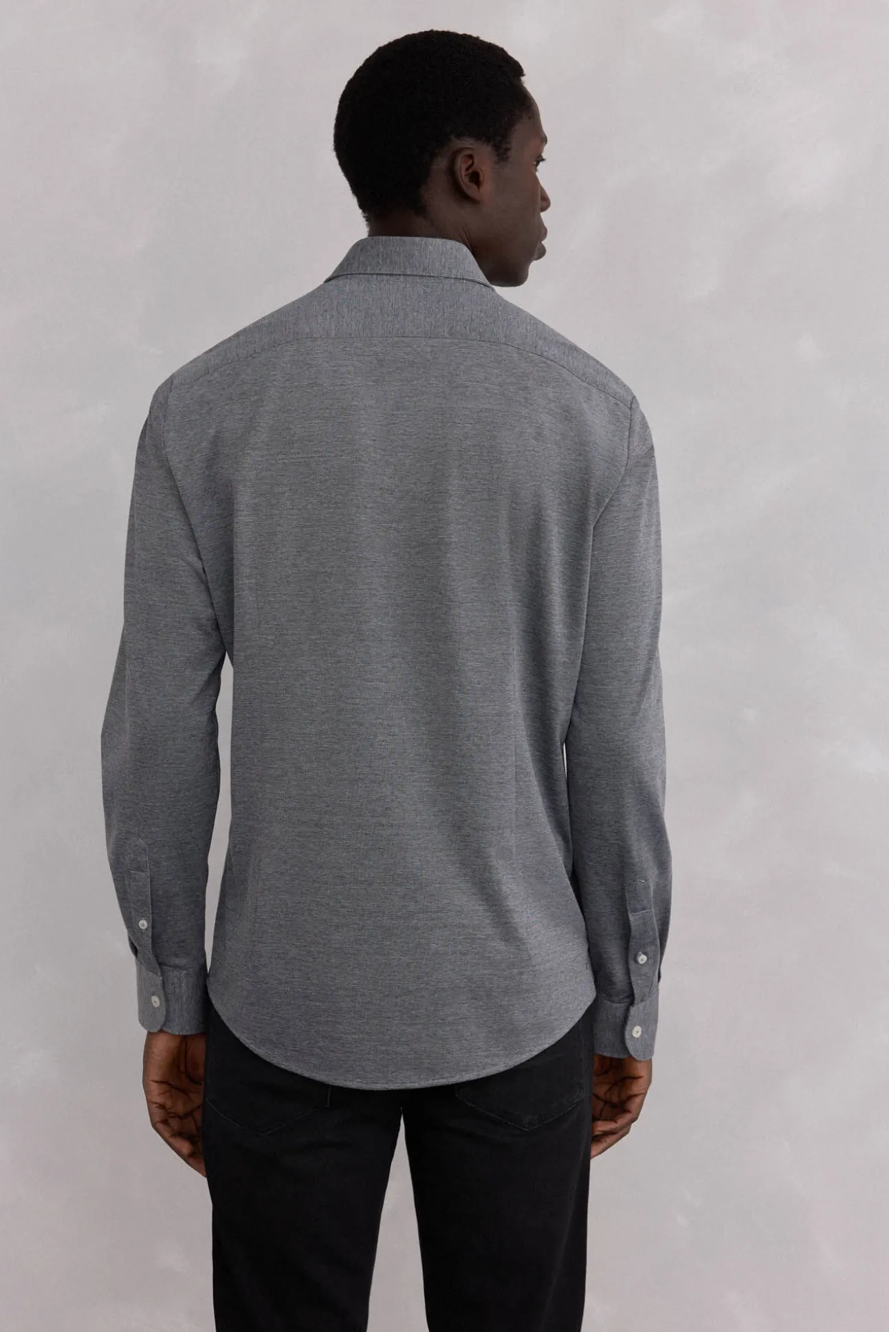 Camisa lisa de punto