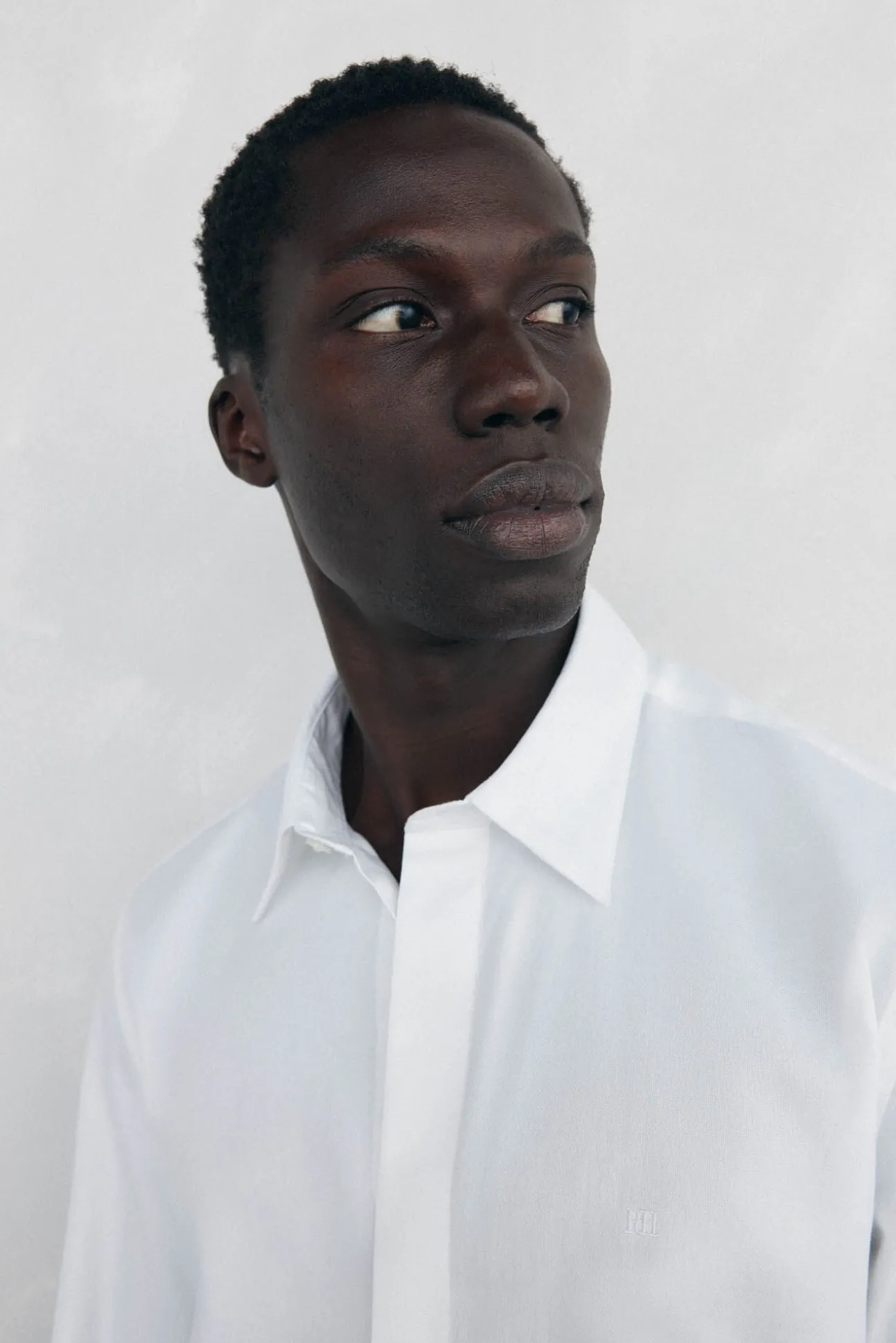 Camisa lisa fácil plancha