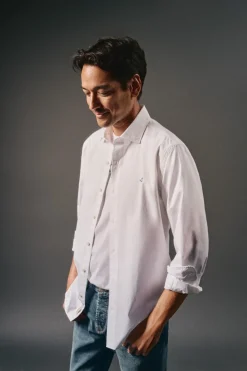 Camisa lisa popelín