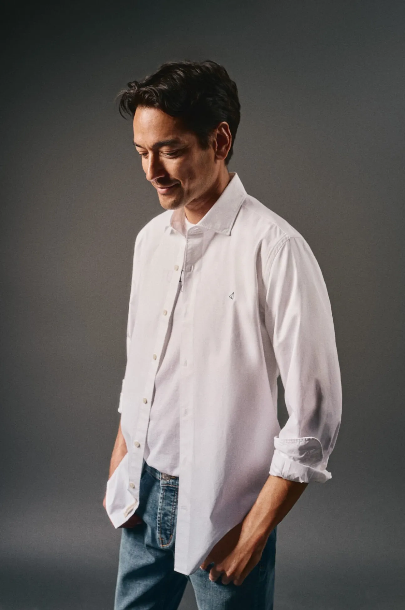 Camisa lisa popelín