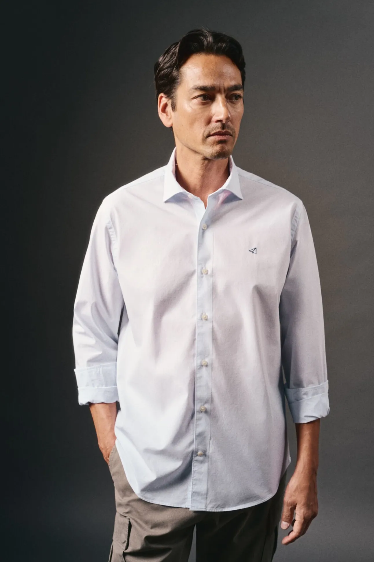 Camisa lisa popelín