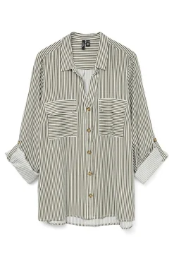 Camisa manga 3/4 talla grande