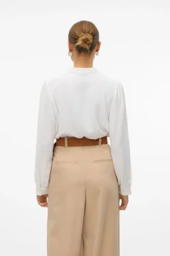 Camisa manga larga con calados