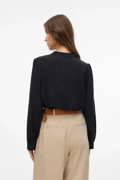 Camisa manga larga con calados