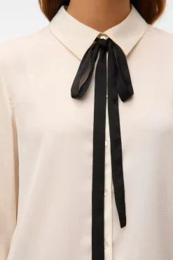 Camisa manga larga detalle lazada