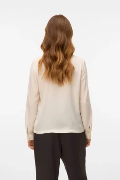 Camisa manga larga detalle lazada