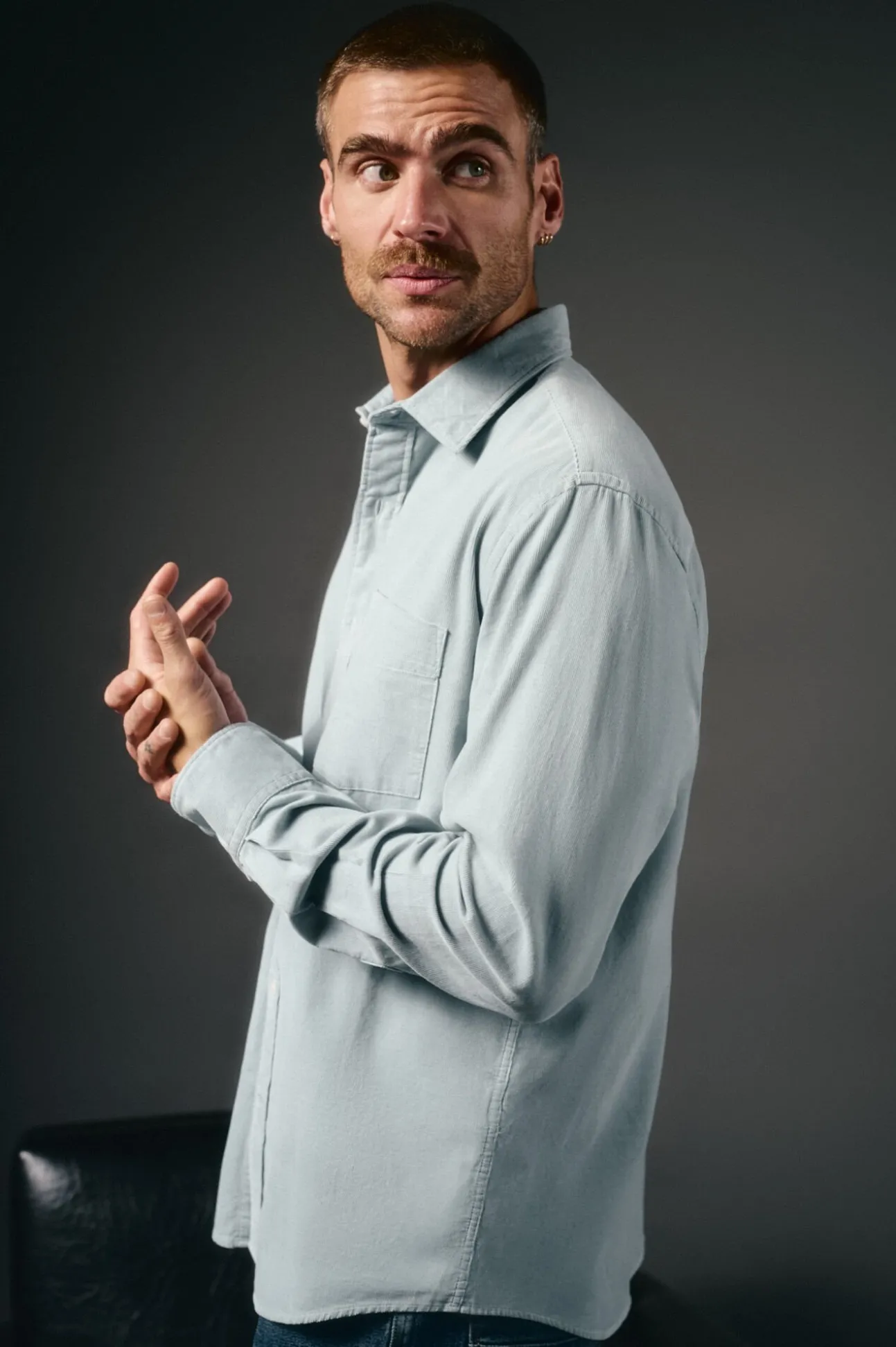 Camisa micropana lisa