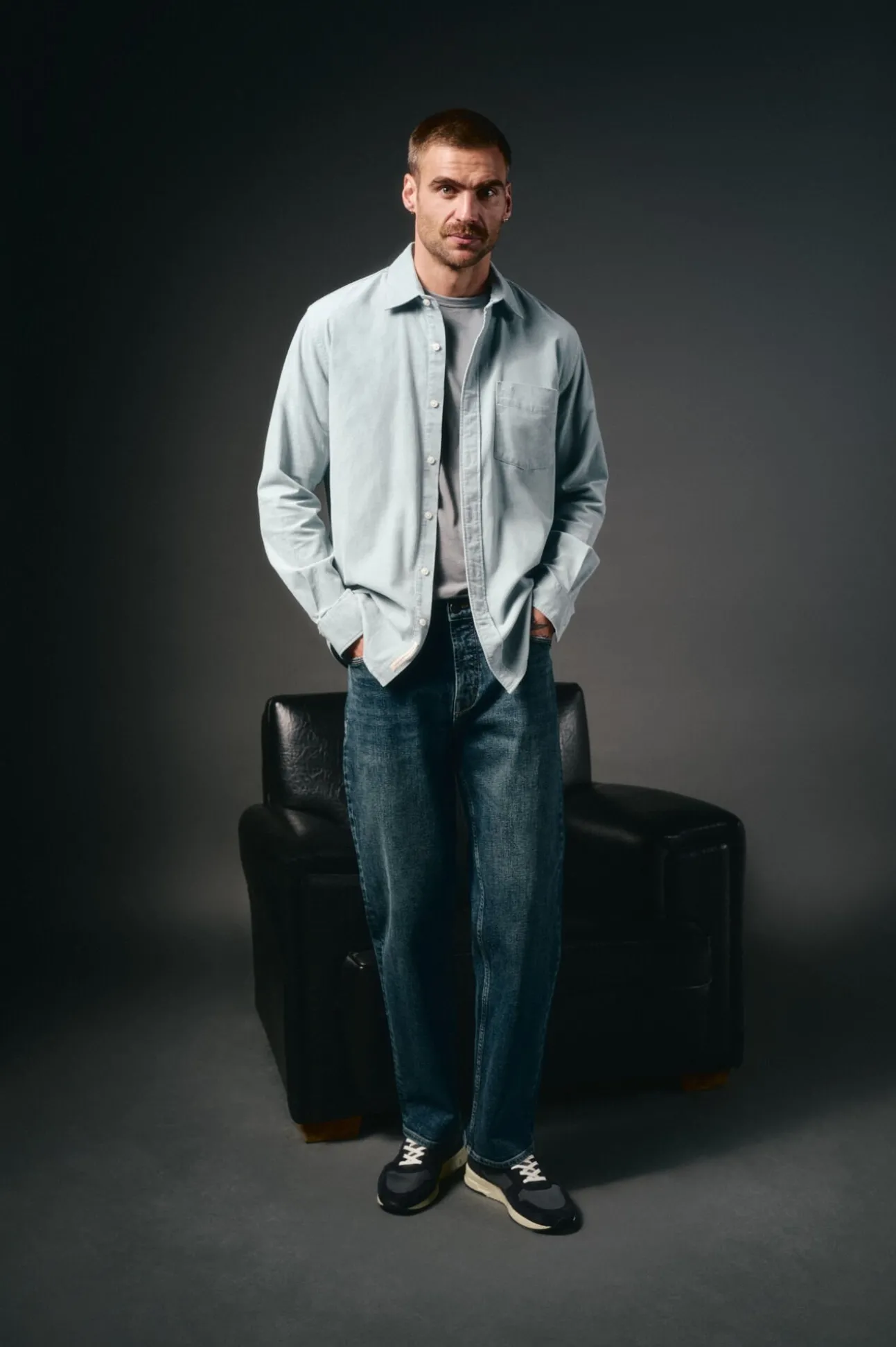 Camisa micropana lisa