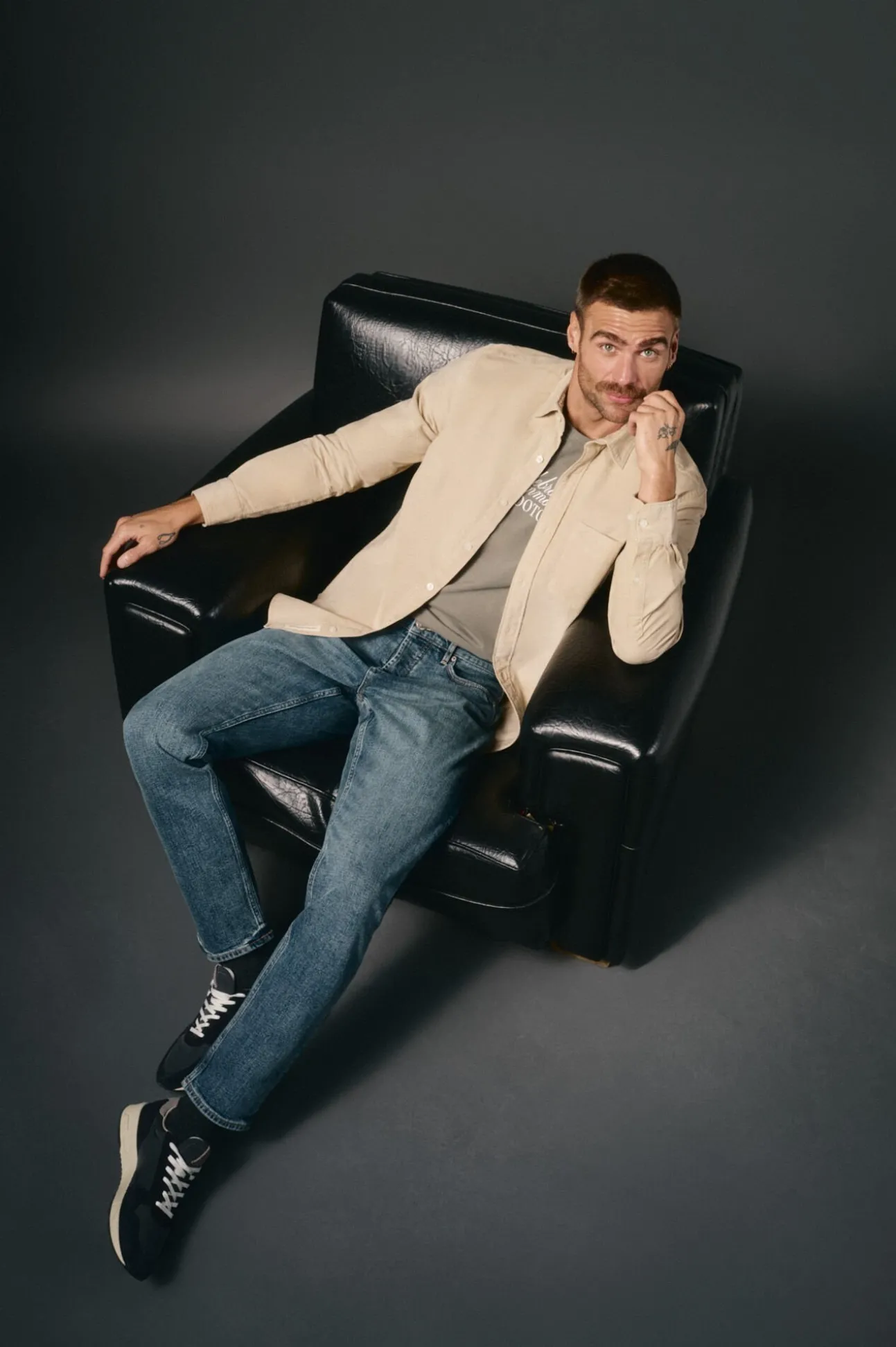 Camisa micropana lisa