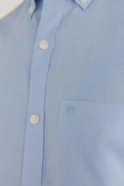 Camisa non iron + antimanchas lisa