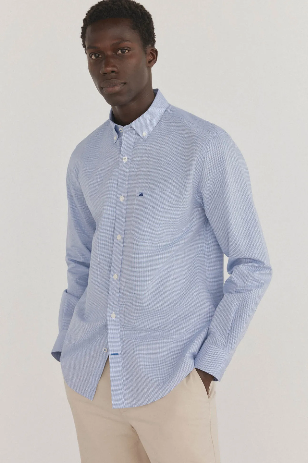 Camisa non iron + antimanchas cuadros