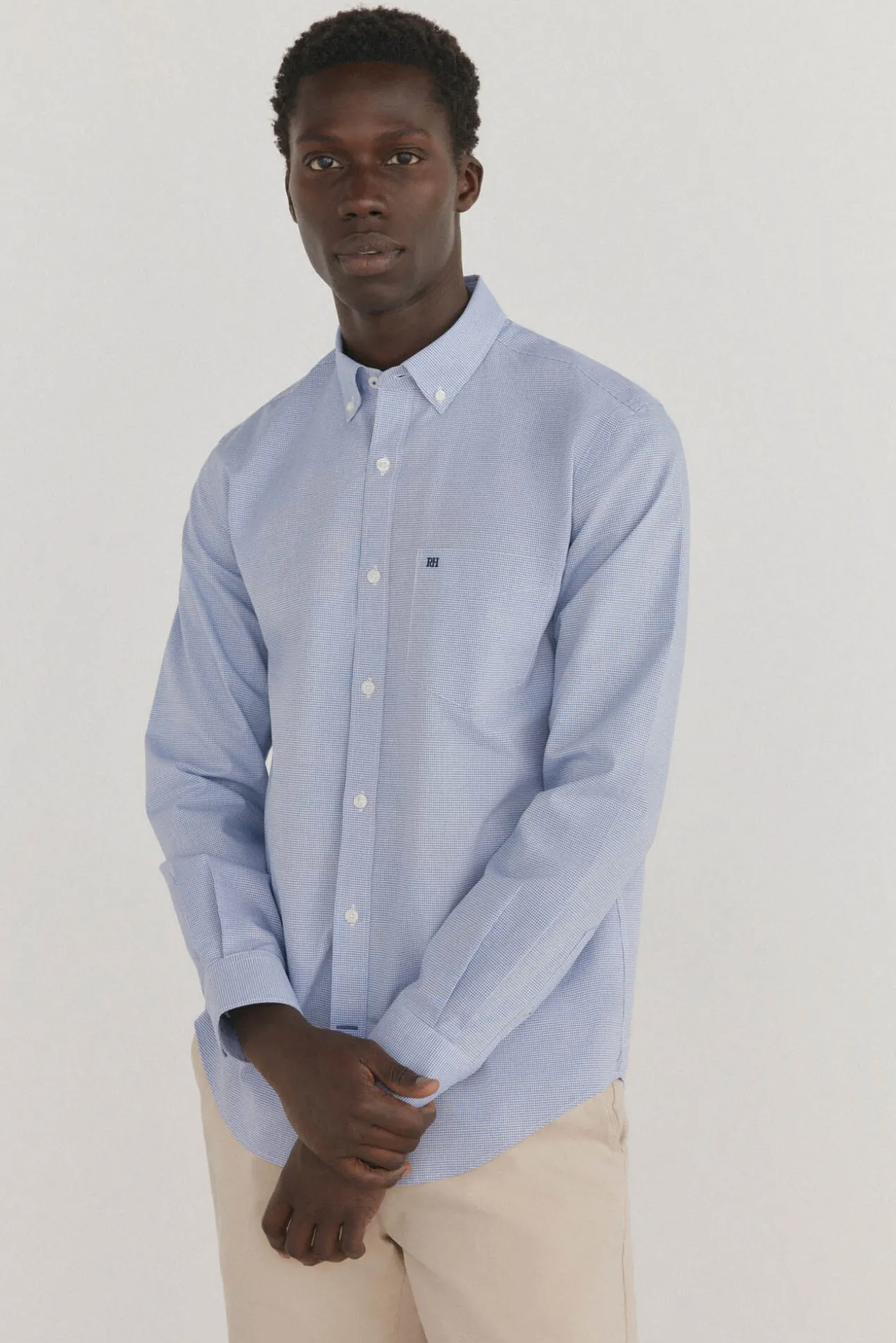 Camisa non iron + antimanchas cuadros