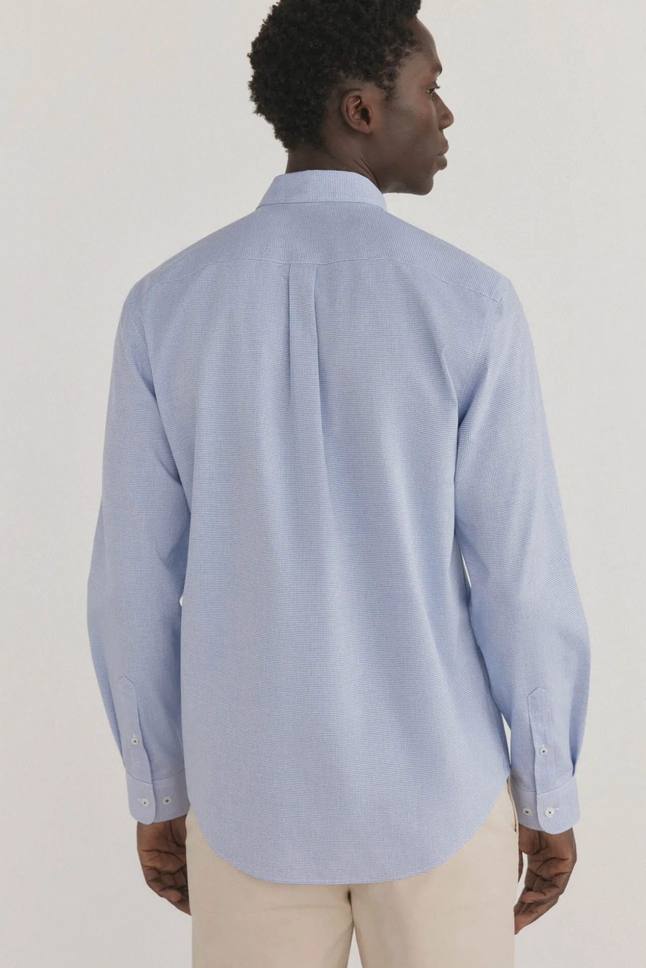 Camisa non iron + antimanchas cuadros