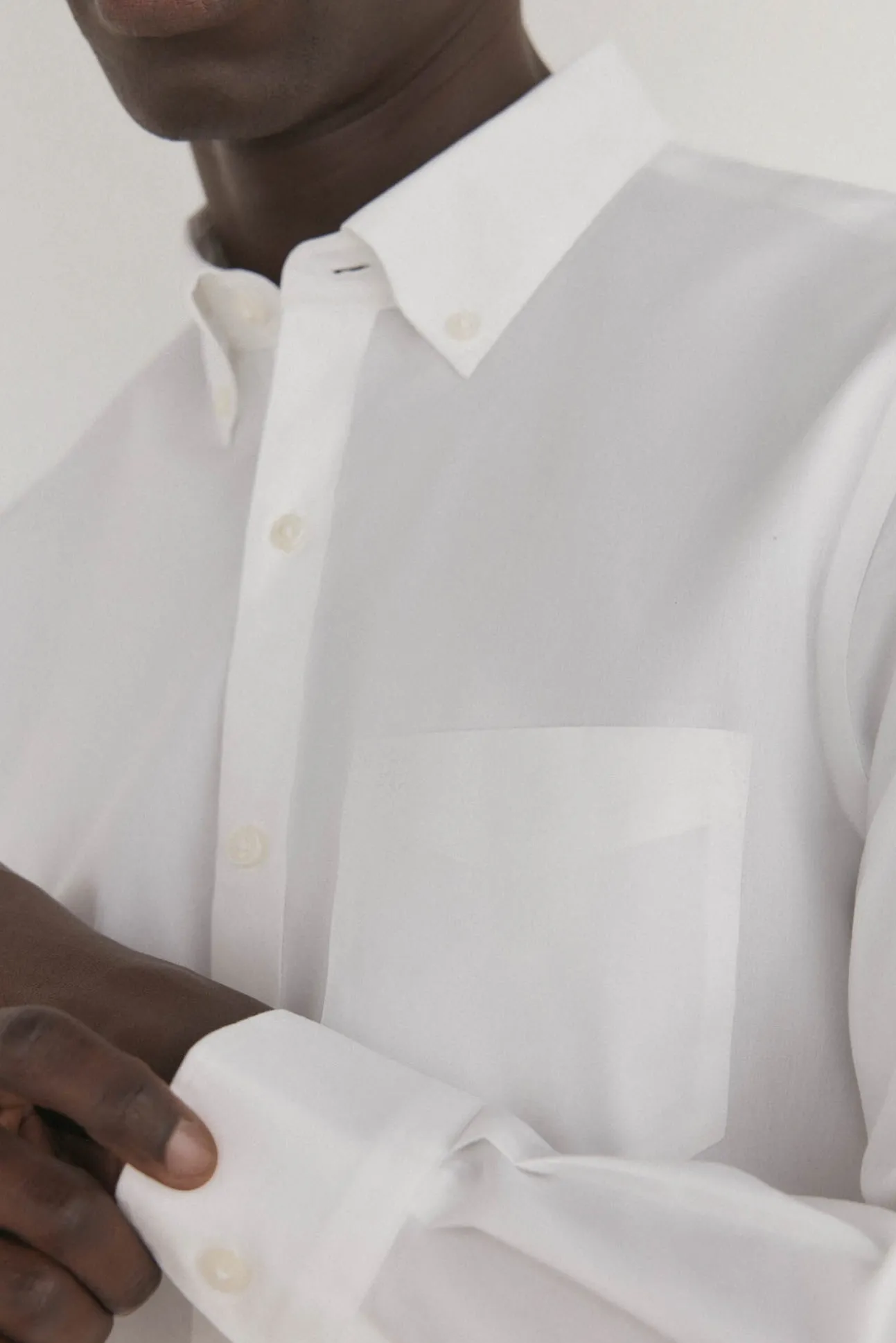 Camisa non iron + antimanchas lisa