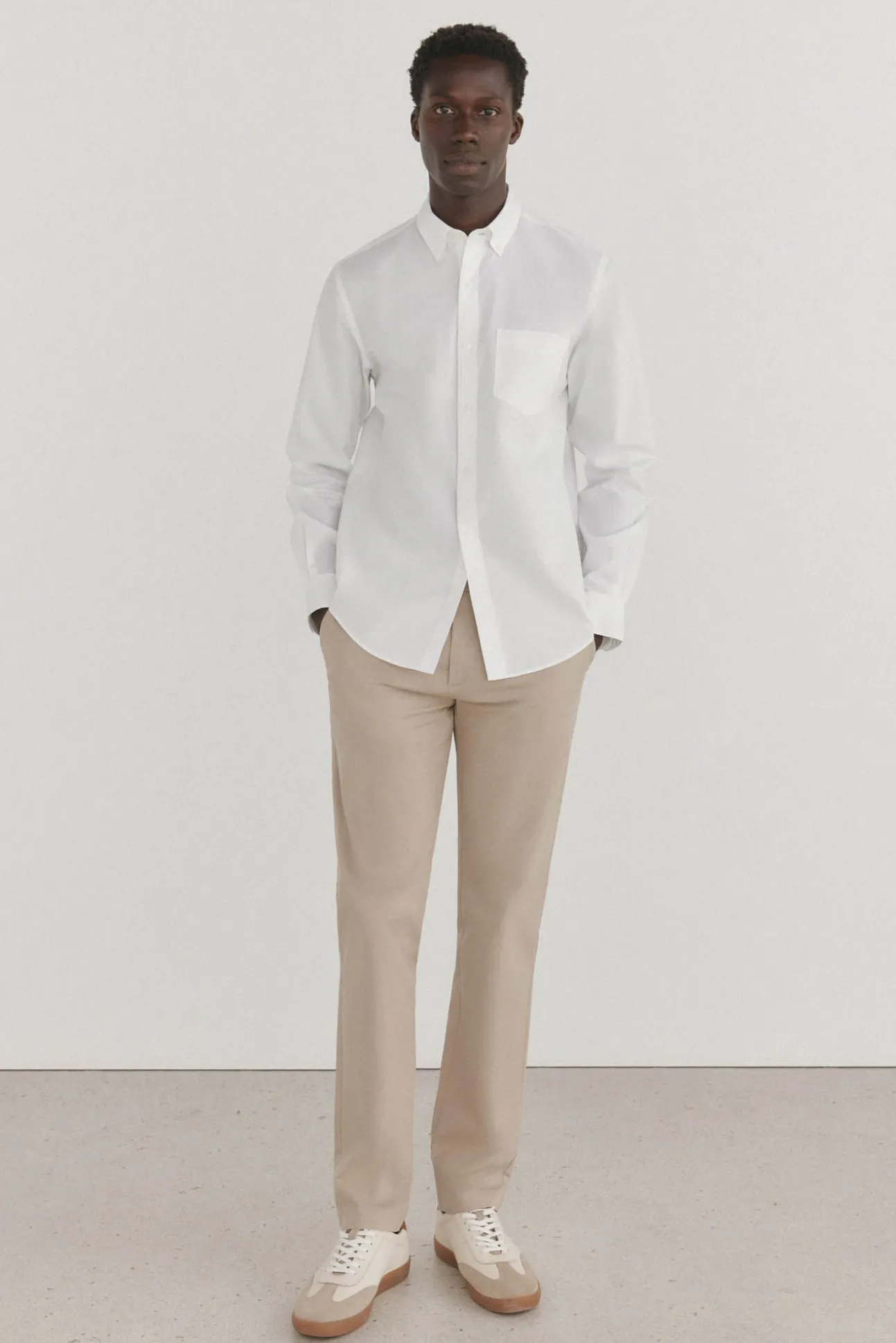 Camisa non iron + antimanchas lisa