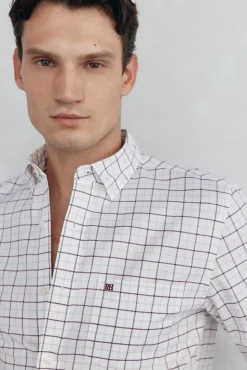 Camisa non iron oxford cuadros