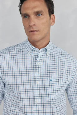 Camisa non iron oxford cuadros