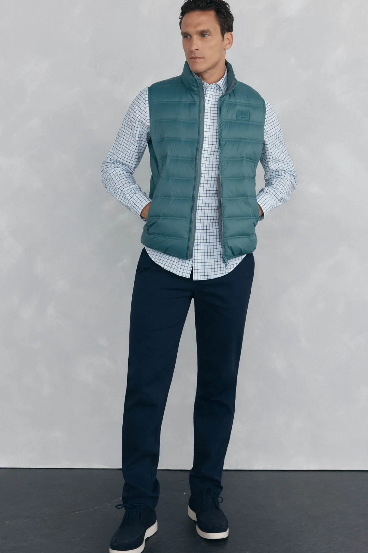 Camisa non iron oxford cuadros