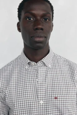 Camisa non iron oxford cuadros