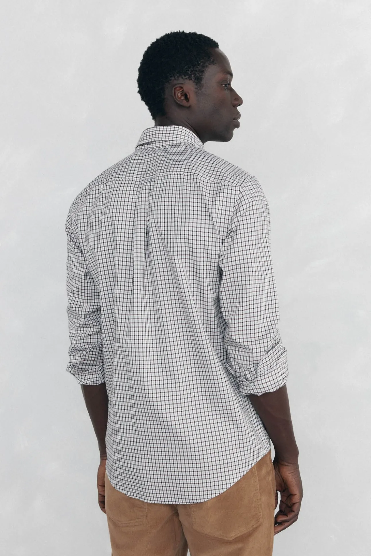 Camisa non iron oxford cuadros