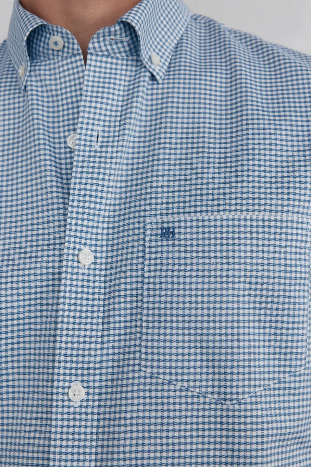 Camisa non iron oxford cuadros