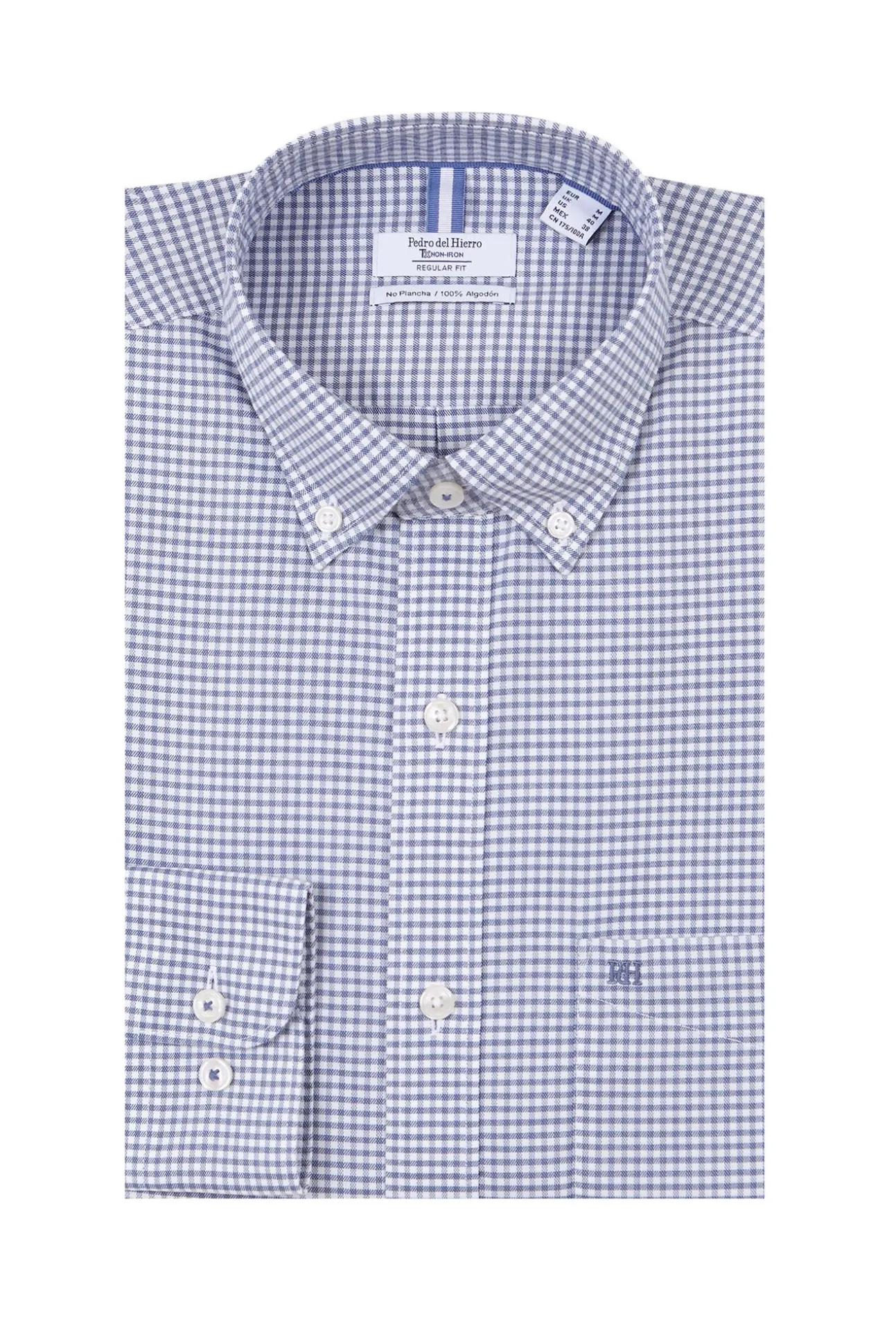 Camisa non iron oxford cuadros