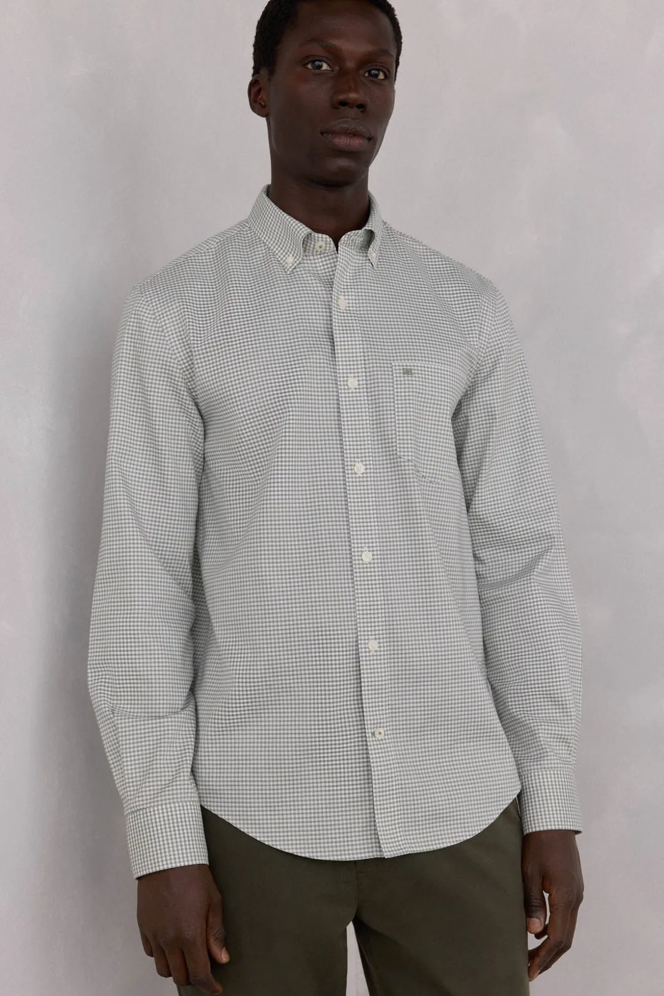 Camisa non iron oxford cuadros