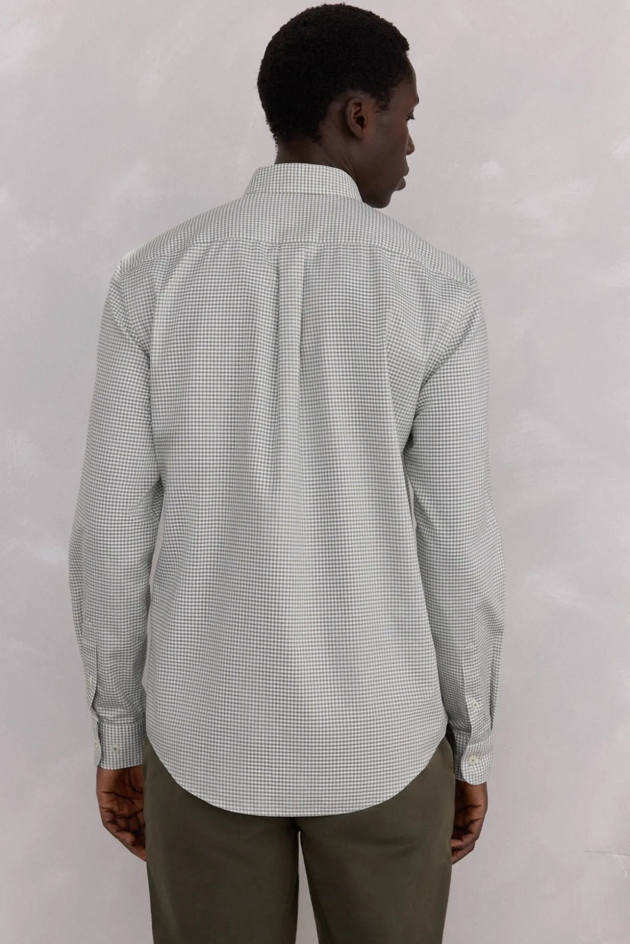 Camisa non iron oxford cuadros