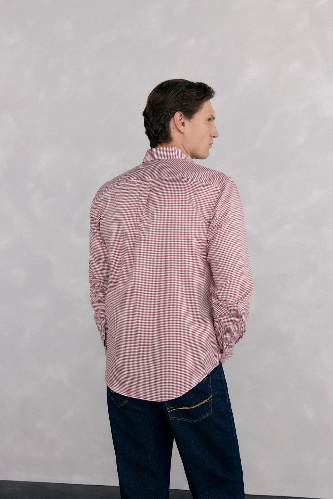 Camisa non iron oxford cuadros