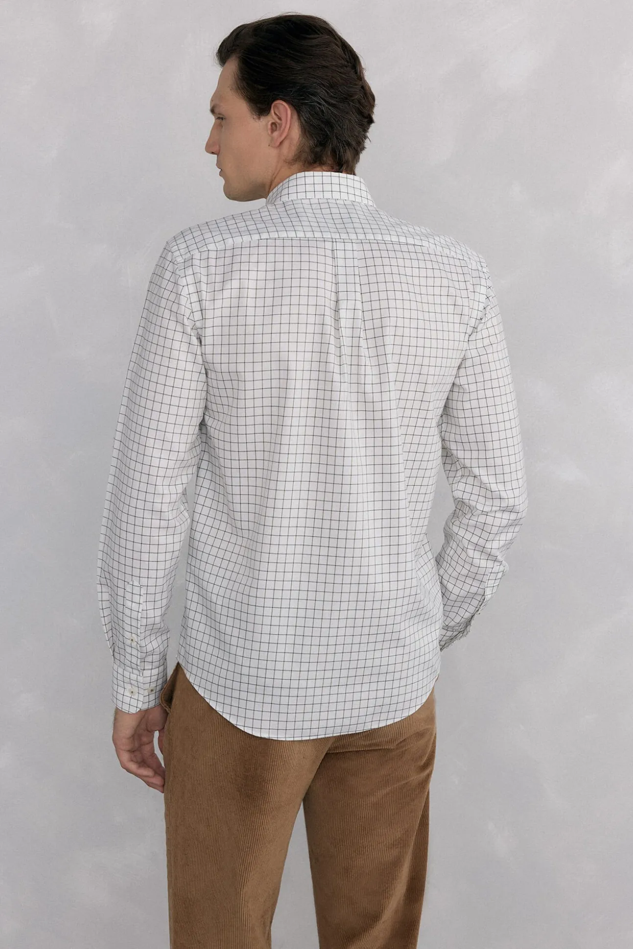 Camisa non iron oxford cuadros