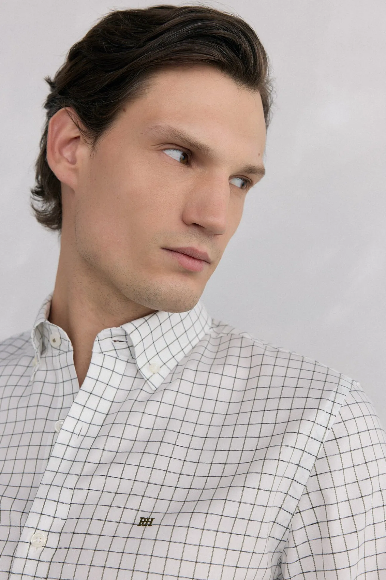 Camisa non iron oxford cuadros