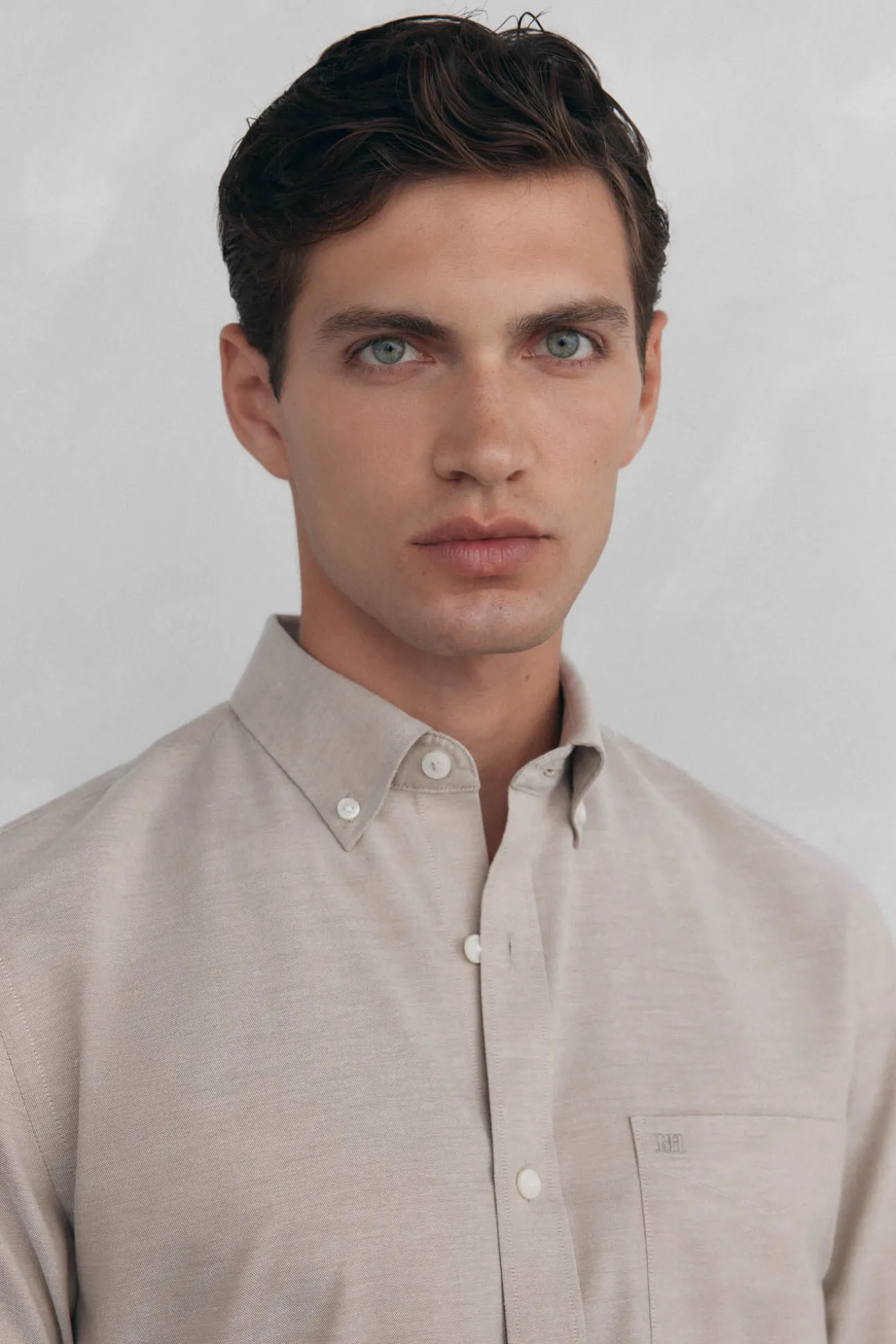 Camisa non iron oxford liso