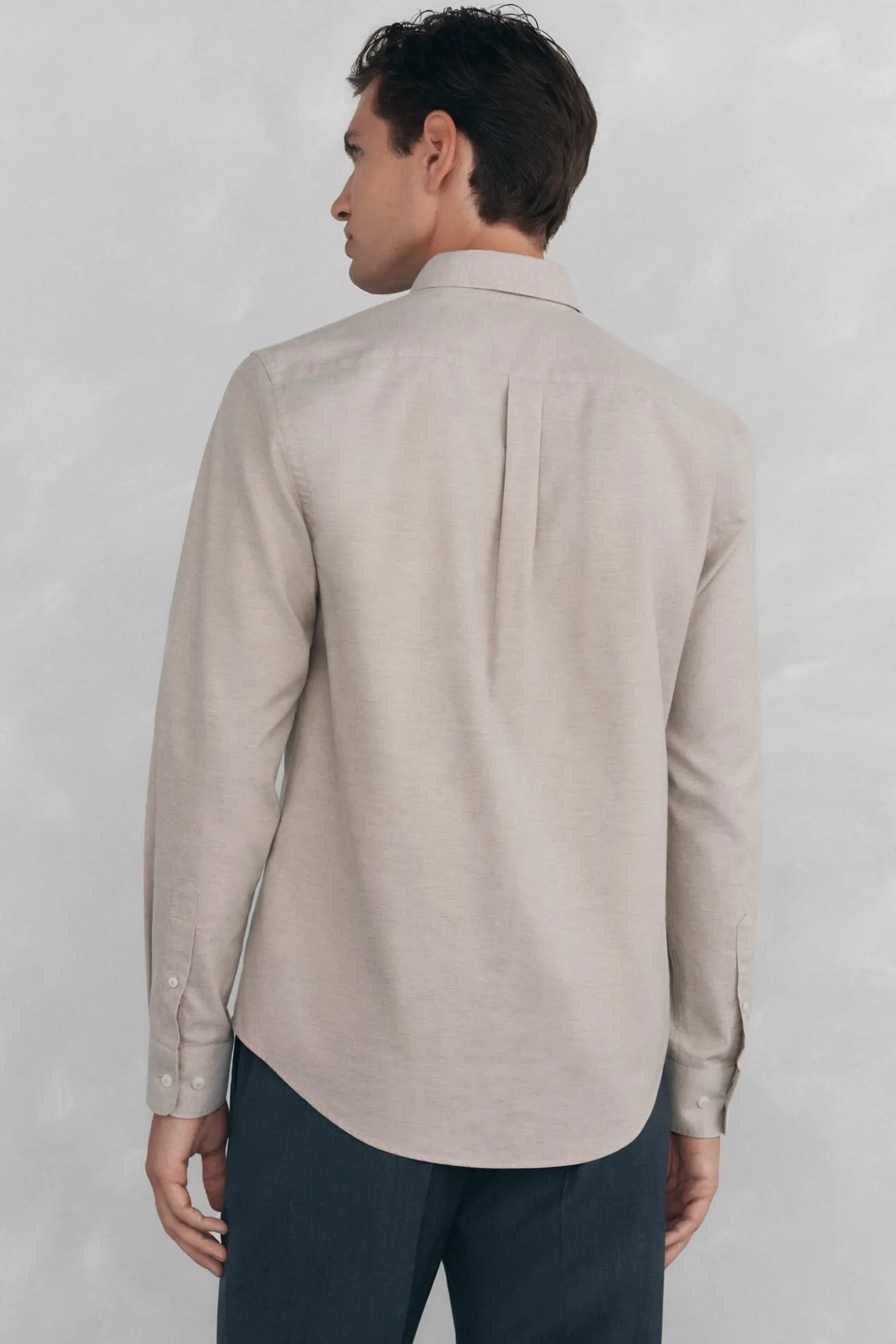 Camisa non iron oxford liso