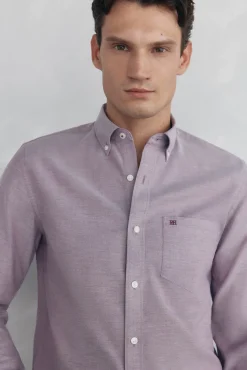 Camisa non iron oxford liso
