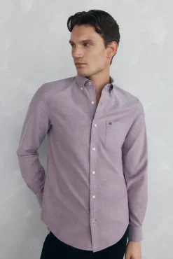 Camisa non iron oxford liso